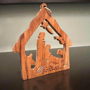 Wooden Bethlehem Ornament
